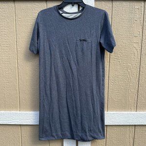 Arc’teryx Cela T-Shirt Dress Short Sleeve Crew Neck Heather Blue Size XS